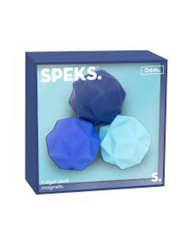 Retrospective Goods LLC. Speks Blue Odds Silicone Fidget Magnets