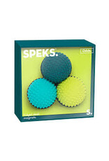 Retrospective Goods LLC. Speks Green Odds Silicone Fidget Magnets