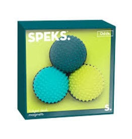 Retrospective Goods LLC. Speks Green Odds Silicone Fidget Magnets