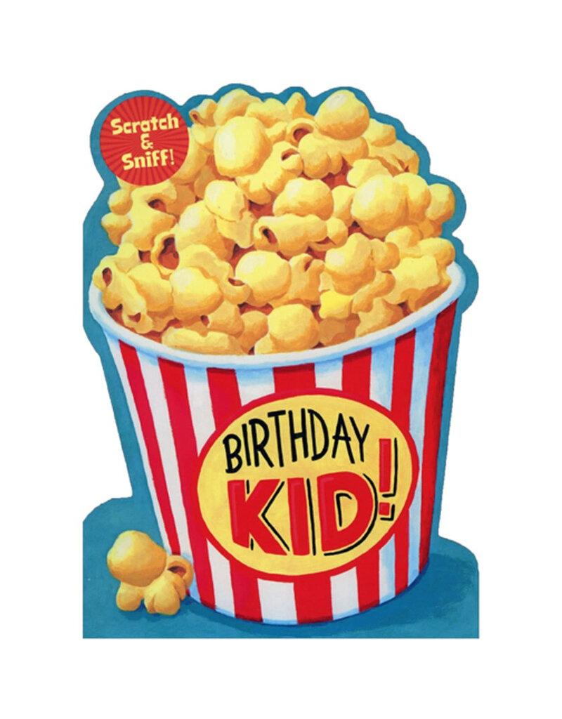 Paper House Production Card - Popcorn Scratch & Sniff