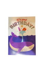 Paper House Production Card - Birthday Whale Foil Card