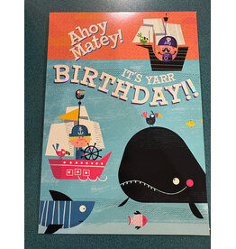 Paper House Production Card Birthday Pirates Foil Card