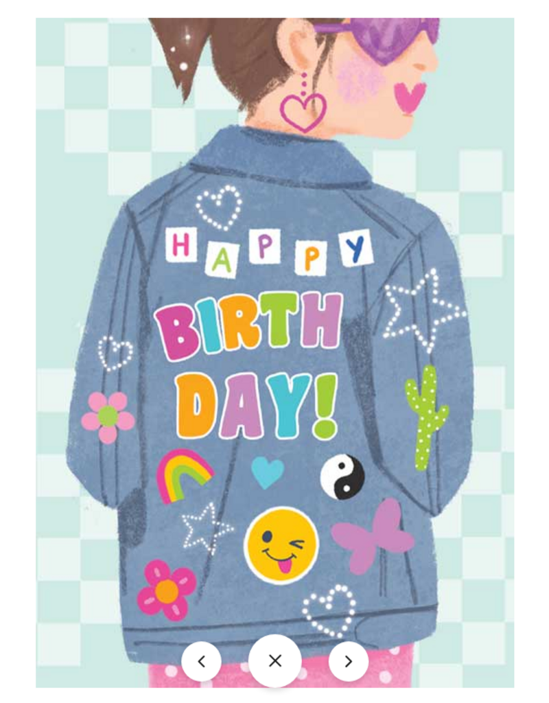 Playhouse Happy Birthday Style Glitter Card