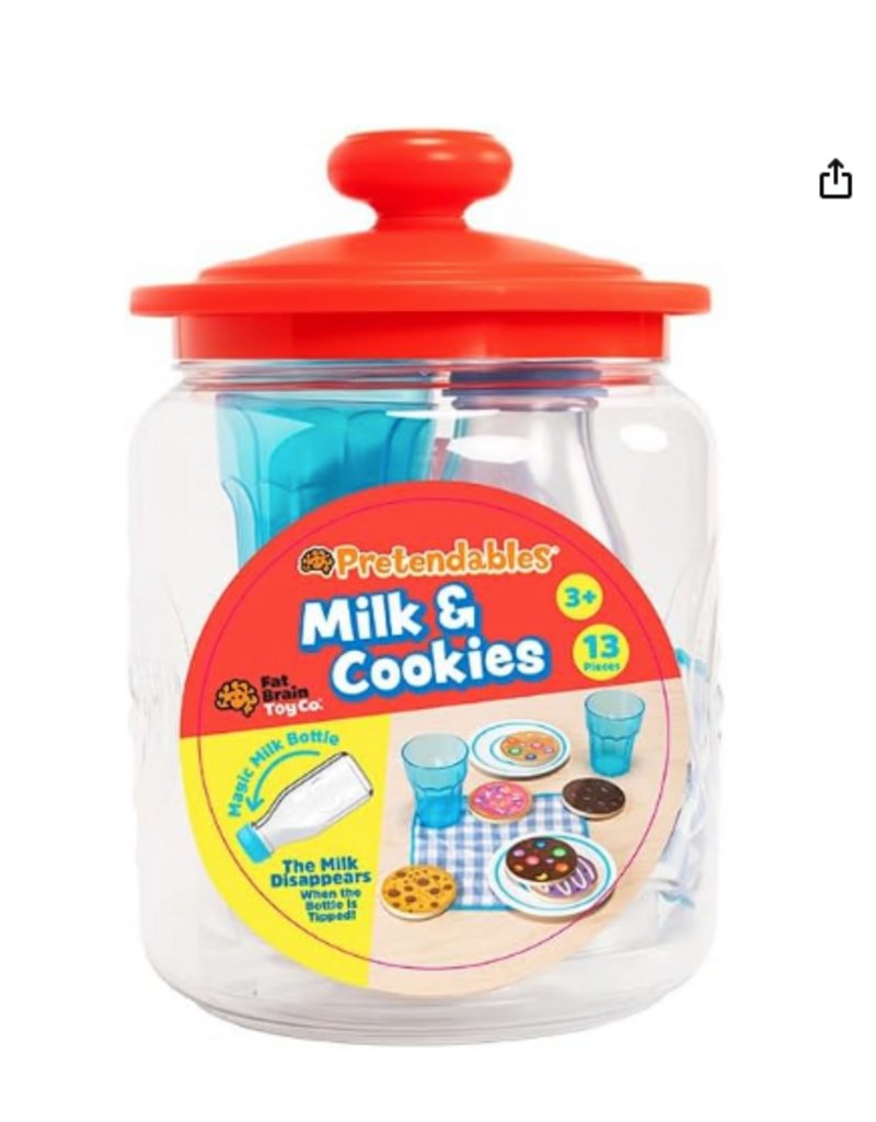 Fat Brain Toys Pretendables Milk & Cookies Set