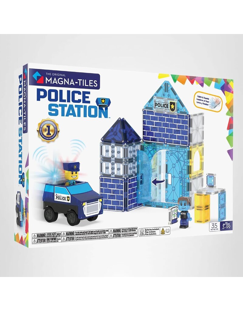 Magnatiles Magna-Tiles Police Station