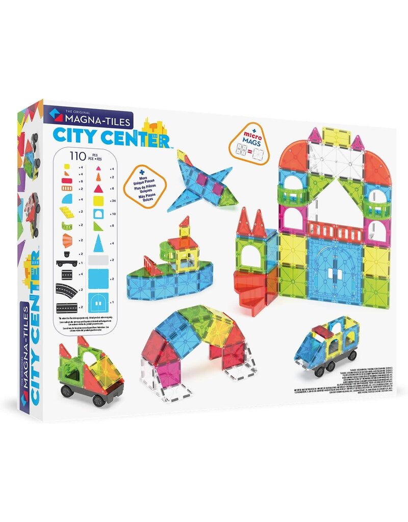 Magnatiles Magnetic Magna-Tiles City Center (110 Pieces)