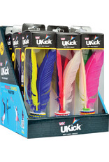 mukikiM Toys & Games Wicked UKick Feathered Toy - KICK IT, HACK IT, WHACK IT! ( Sold Individually; Assorted Colors)