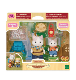 Epoch Exciting Exploration Set- Latte Cat Brother & Baby