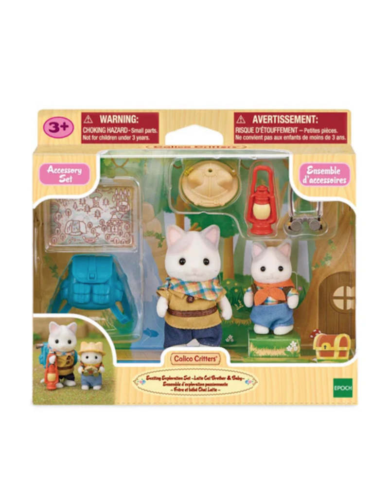 Epoch Exciting Exploration Set- Latte Cat Brother & Baby