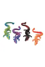 Curious Minds Toys 3D Printed Dragon Fidget Toy (12"; Assorted Colors; Sold Individually)