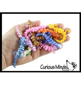 Curious Minds Toys Tiny 3D Printed Mini Gecko Lizard Wiggle Figure