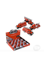 The toy network Die Cast Pull Back Classic Fire Engine 3" Assorted style (sold single)