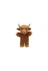 The Puppet Company Eco Walking Highland Cow Hand Puppet