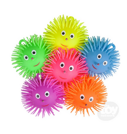 The toy network Puffer Ball With Eyes 5" Assorted colors (color will vary) sold single