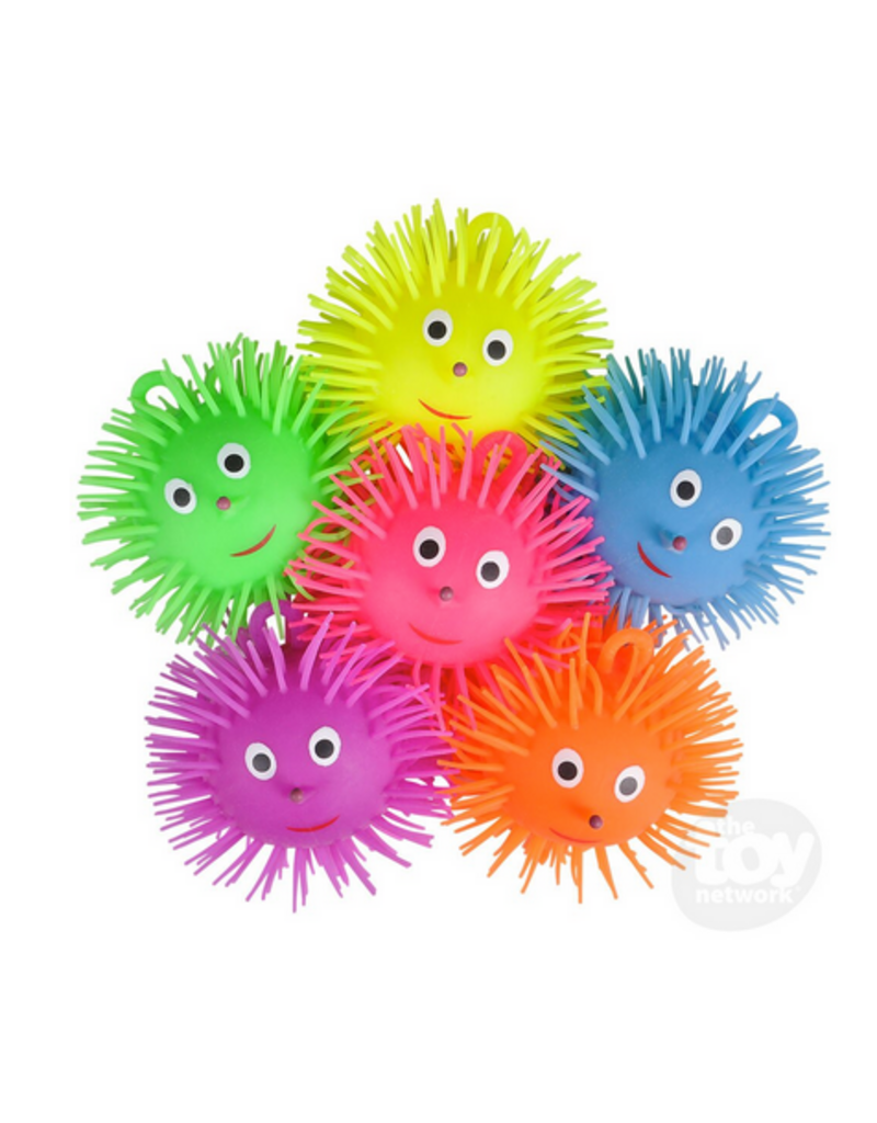 The toy network Puffer Ball With Eyes 5" Assorted colors (color will vary) sold single