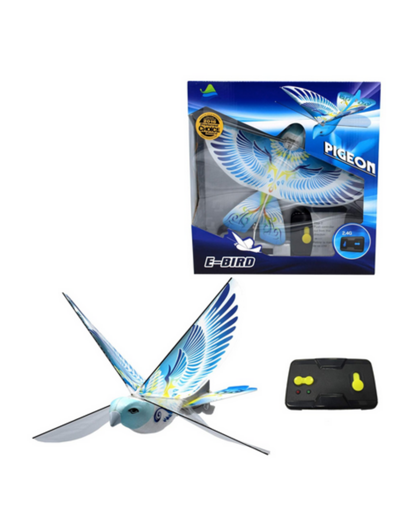 mukikiM Toys & Games eBird Blue [Pigeon] - x2 Channel RC Flying Bird