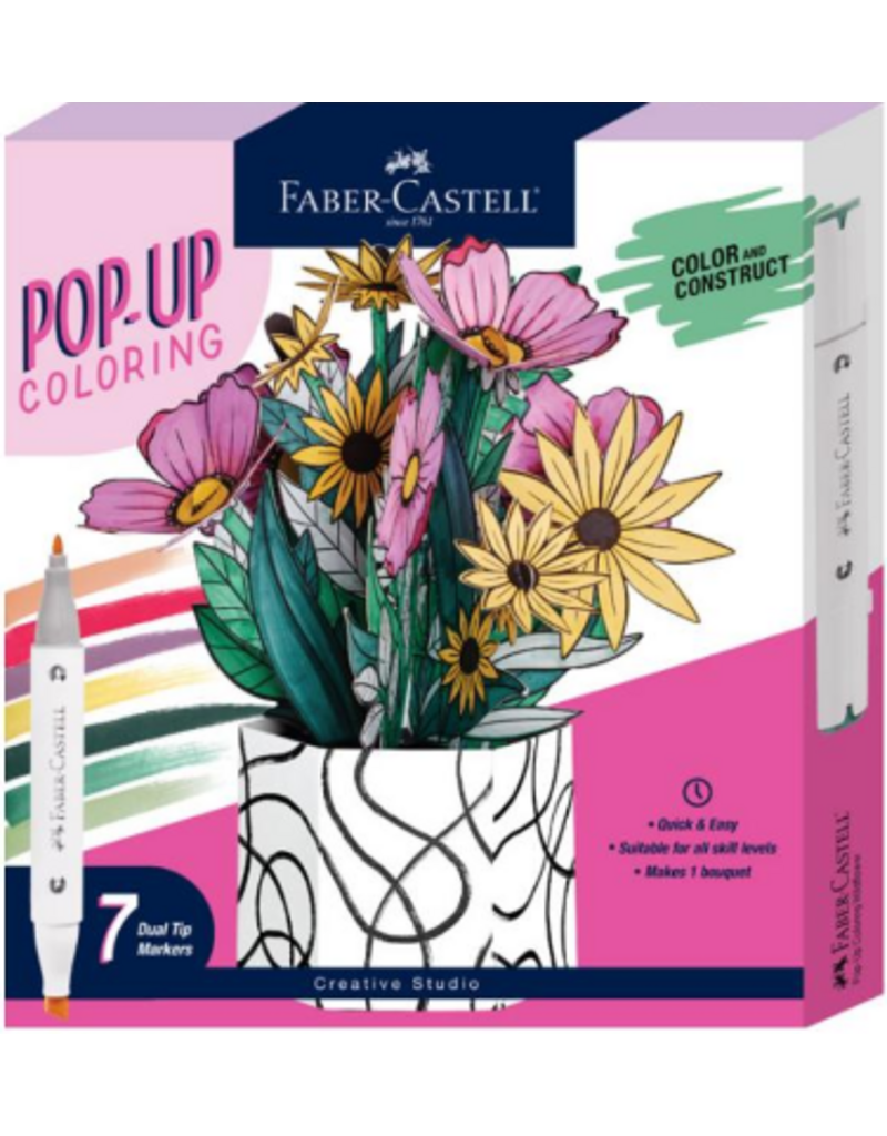 Faber-Castell Faber-Castell Pop-Up Coloring Wildflower