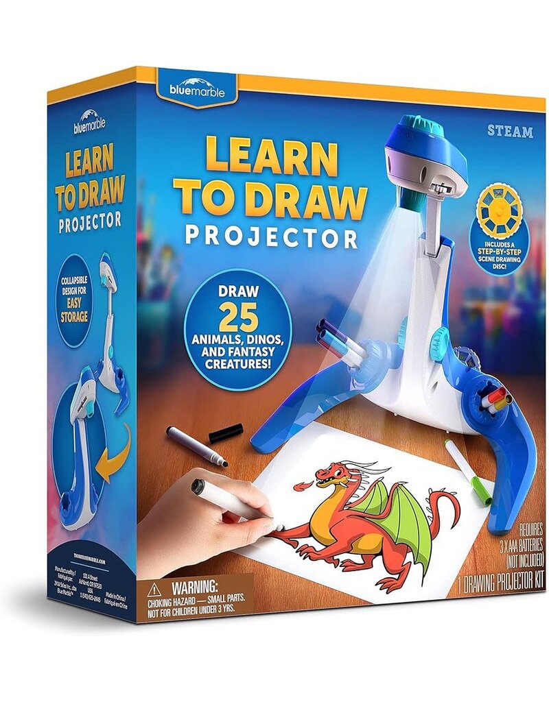 Blue Marble Learn to Draw Projector MAP