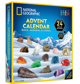 National Geographic National Geographic Advent Calendar Rock, Mineral and Fossil