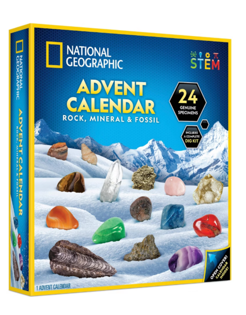 National Geographic National Geographic Advent Calendar Rock, Mineral and Fossil