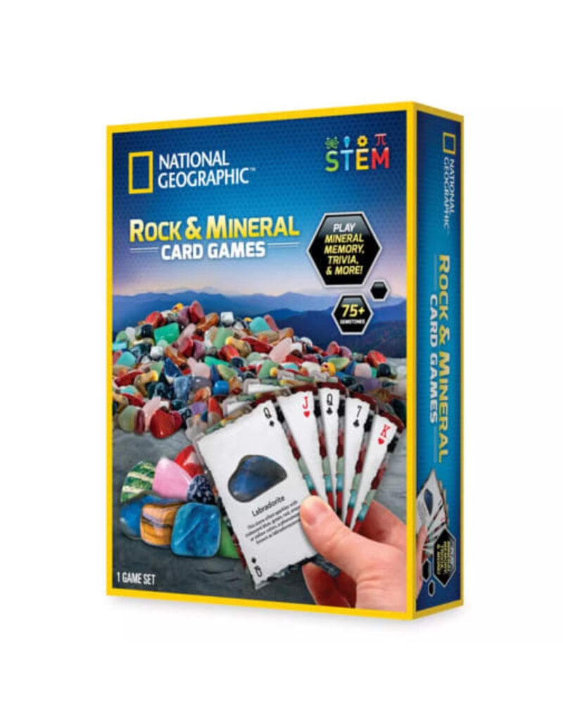 National Geographic Rock & Mineral Card Games