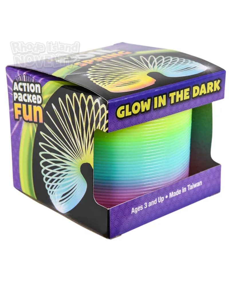 The toy network Glow in the Dark Coil Spring