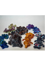 LNZ Custom Design 3D Printed baby clover dragon Assorted color (color will vary) sold single