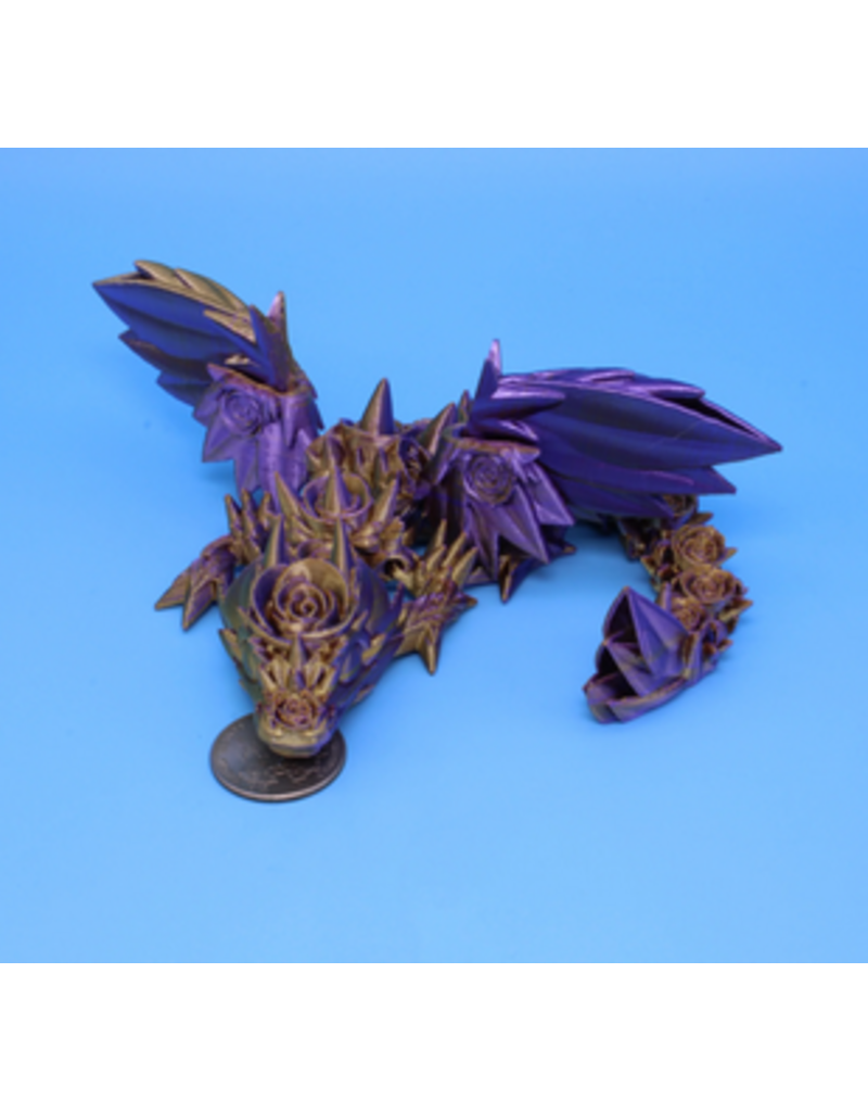 LNZ Custom Design 3D Printed Baby Rose Wing Dragon Assorted color (color will vary) sold single