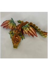 LNZ Custom Design 3D Printed Baby Rose Wing Dragon Assorted color (color will vary) sold single