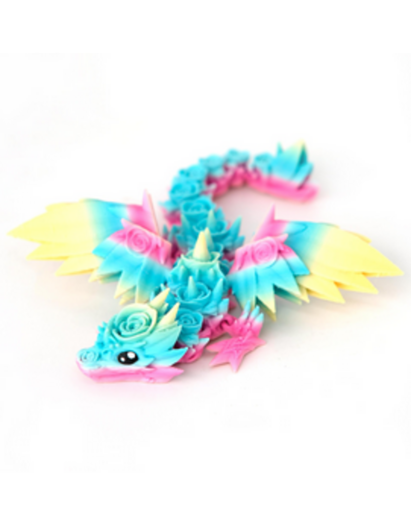 LNZ Custom Design 3D Printed Baby Rose Wing Dragon Assorted color (color will vary) sold single