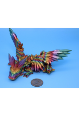 LNZ Custom Design 3D Print Baby Crystal Wing Dragon Assorted color (color will vary) sold single