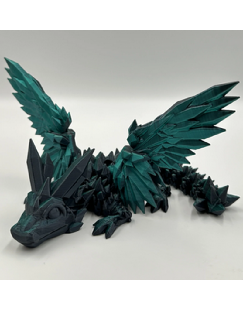 LNZ Custom Design 3D Print Baby Crystal Wing Dragon Assorted color (color will vary) sold single