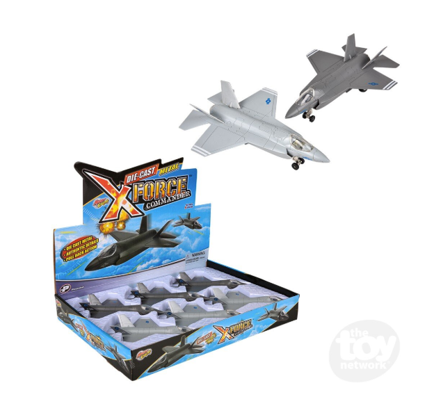 Die-Cast Pull Back F-35 Lightning II Assorted color (color will vary) sold signal