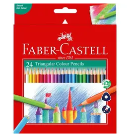 Faber-Castell 24ct Triangular Colored EcoPencils