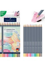 Faber-Castell Faber-Castell Goldfaber Aqua Watercolor Pencils - Pastel Tones (12)