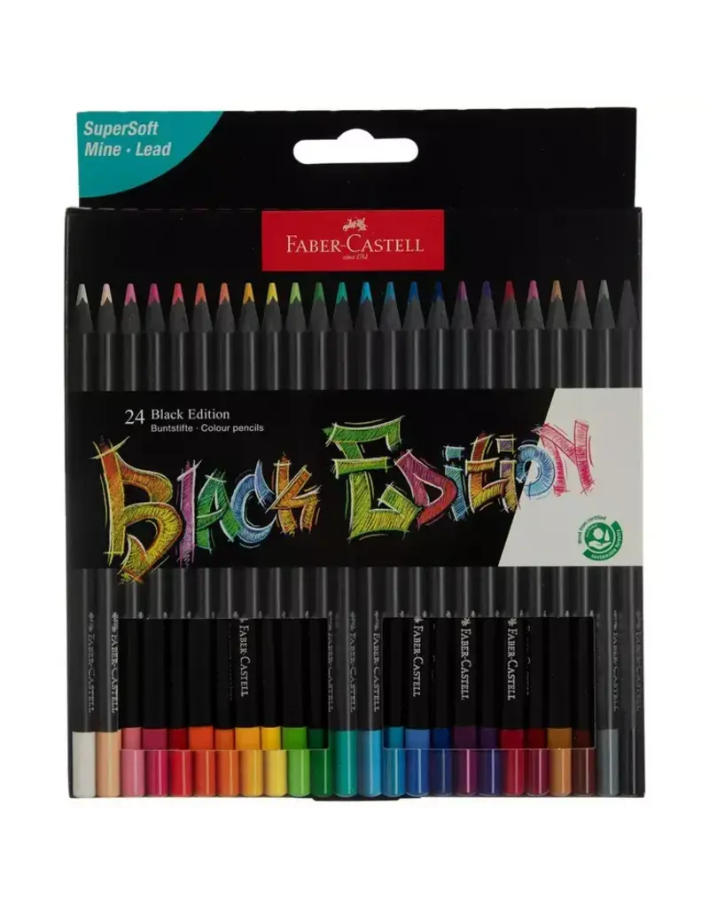 Faber-Castell Faber-Castell Black Edition Color Pencils (24)