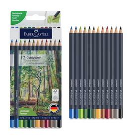 Faber-Castell Art Supplies Goldfaber Color Pencils - Landscape Paysage (12 Pack)