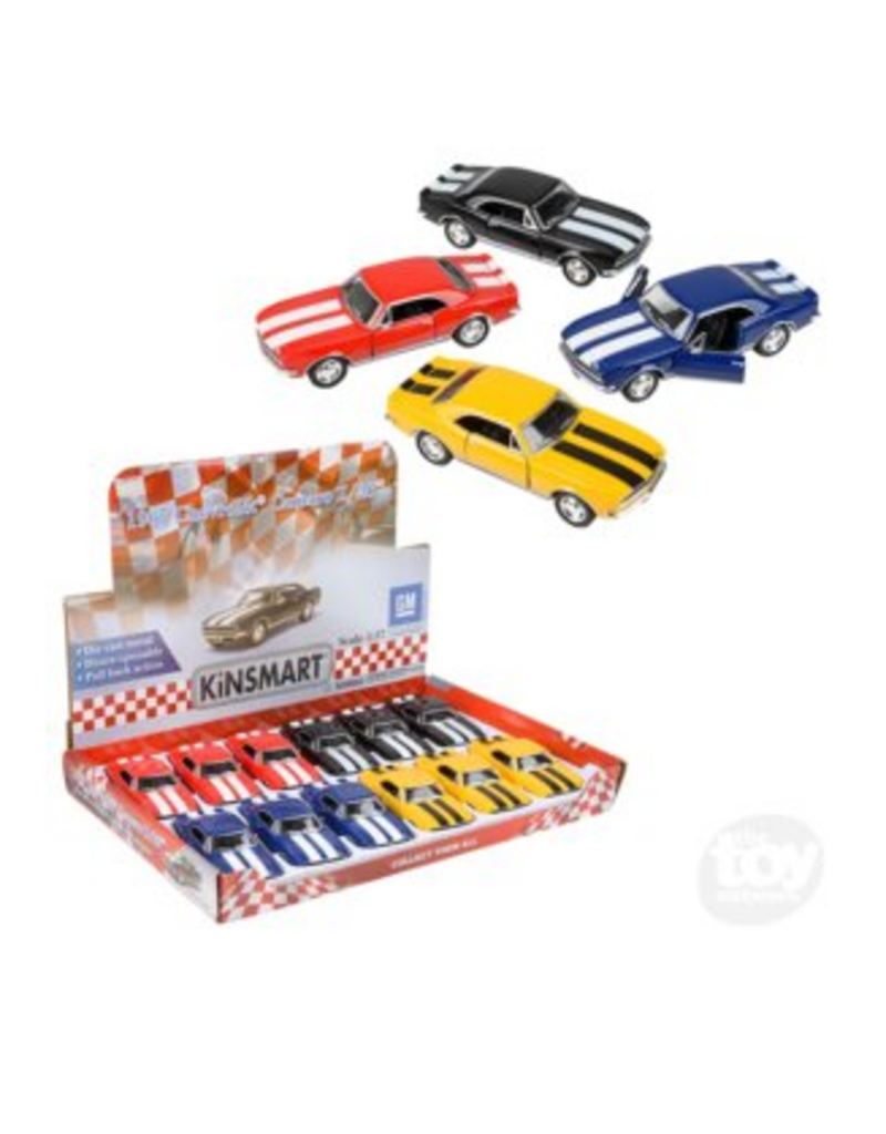 The toy network Die-cast Pull Back 1967 Chevy Camaro (5") (Assorted Colors; Sold Individually)