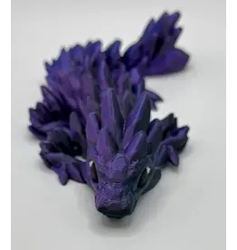 LNZ Custom Design 3D Printed Baby Gemstone Dragon Assorted color (color will vary) sold single