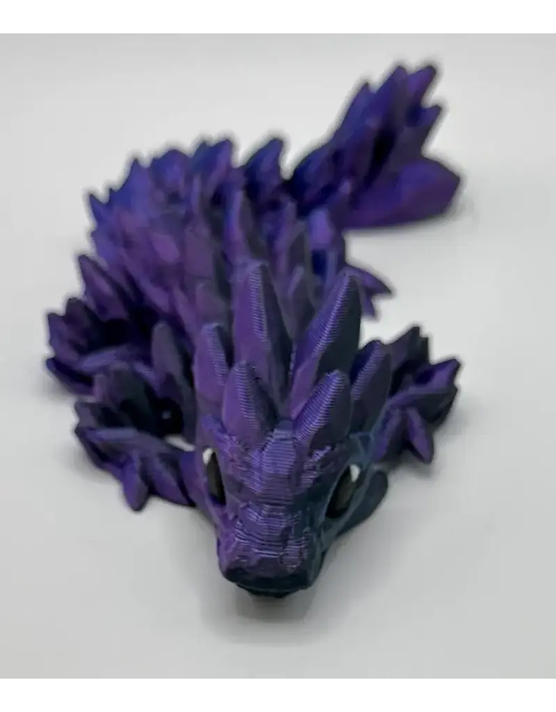 LNZ Custom Design 3D Printed Baby Gemstone Dragon Assorted color (color will vary) sold single