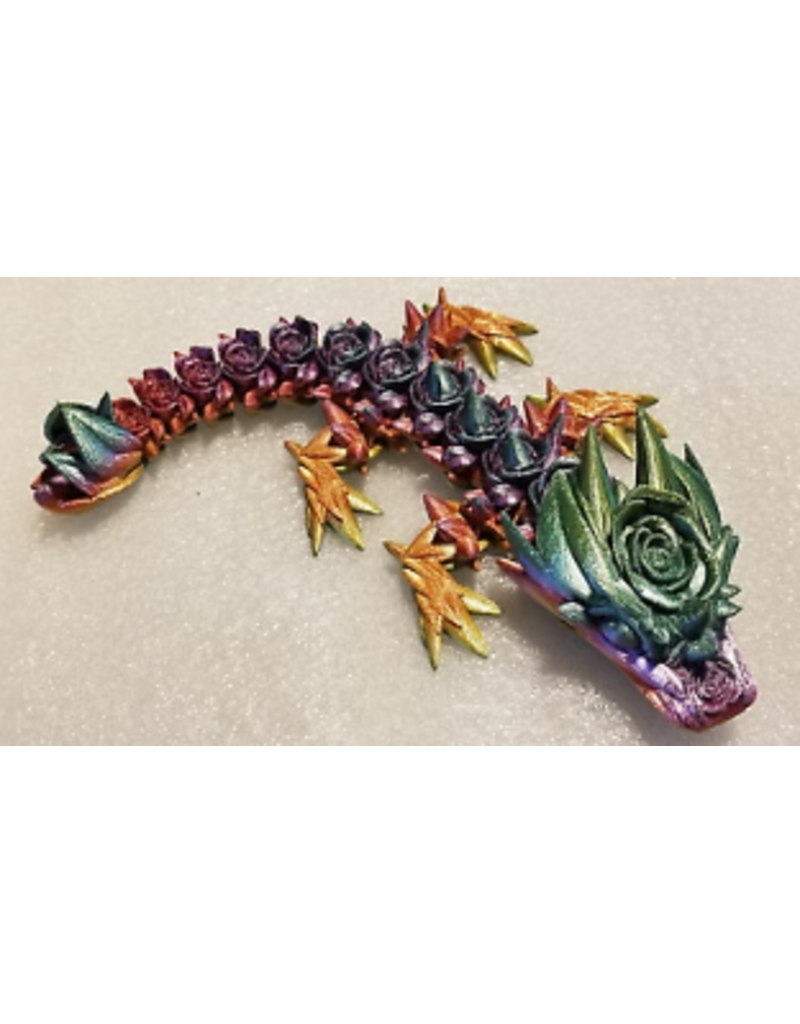 LNZ Custom Design 3D Printed Baby Rose Dragon Assorted Colors SOLD SINGLE