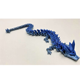 LNZ Custom Design 3D Printed Crystal Dragon 15" long Assorted Colors Sold Single