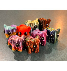LNZ Custom Design 3D Printed Elephant Assorted Color Sold Single