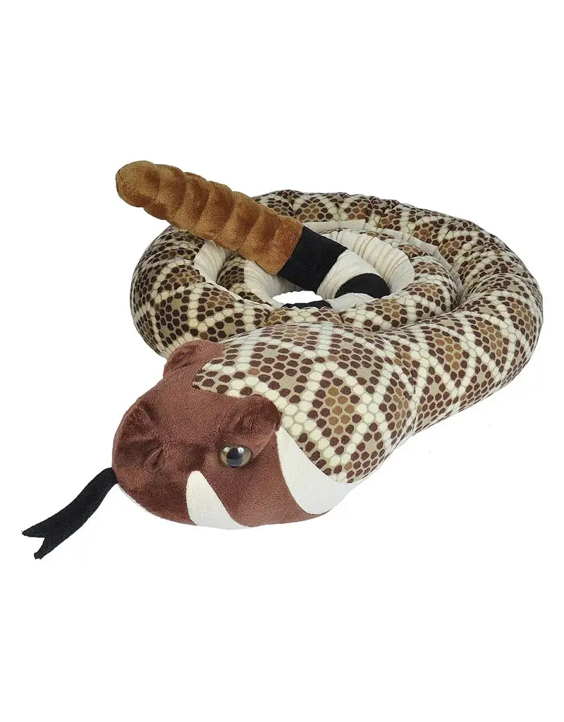 Wild Republic Plush Snake Jumbo Western Diamondback (110")