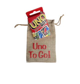 Mattel Game Mini Card Game UNO To Go! (Include Small Canvas Travel Bag)