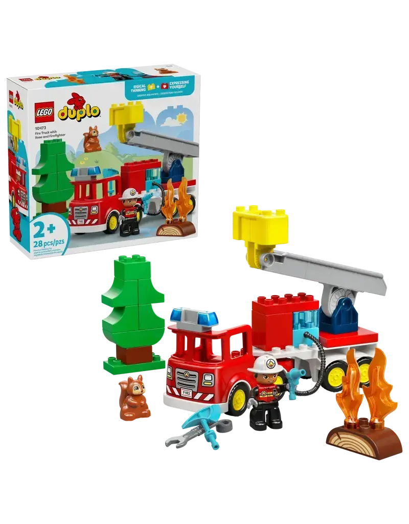 LEGO LEGO DUPLO Fire Truck with Hose and Firefighter