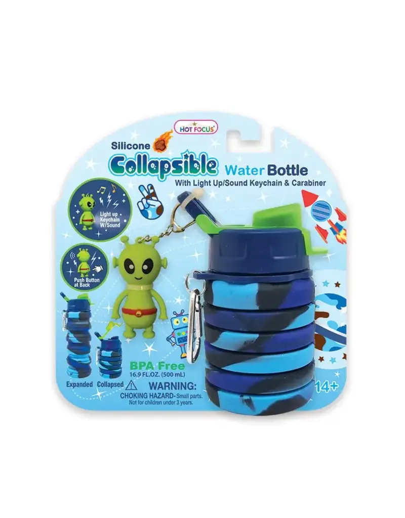 Hot Focus Inc Collapsible Water Bottle 16.9 FL/500 mL, Camo