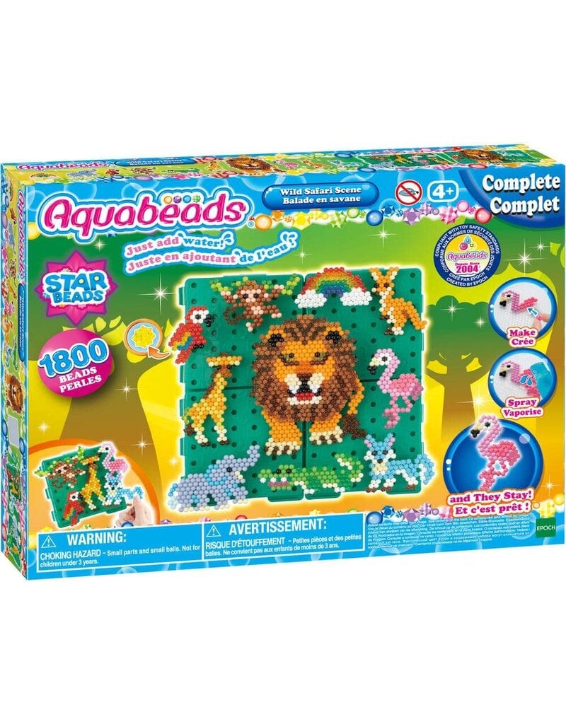 Aquabeads Craft Kit Aquabeads Wild Safari Scene
