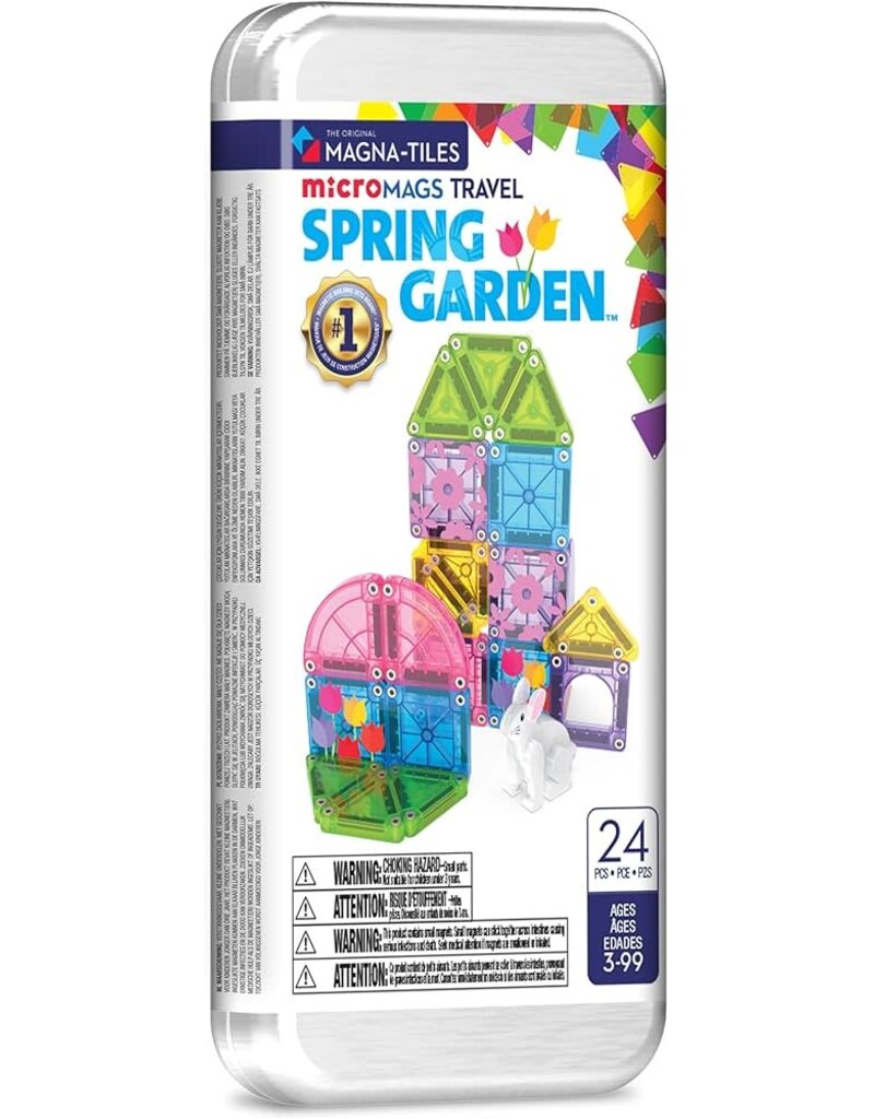 Magnatiles MAGNA-TILES microMAGS Travel Spring Garden