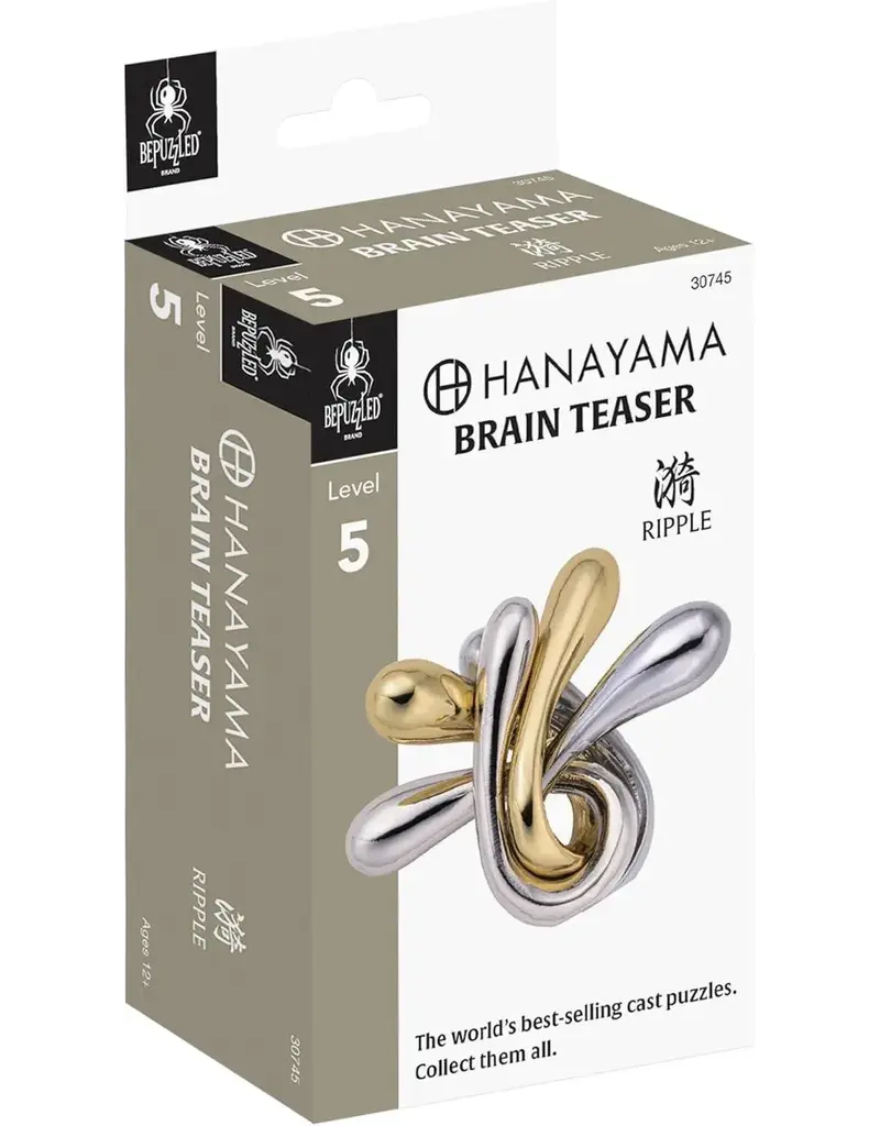 HANAYAMA Brainteaser Hanayama Metal Puzzle - Ripple - Level 5